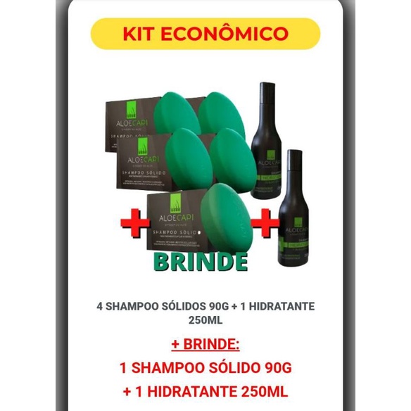Shampoo em Barra Antiqueda AloeCapi Shopee Brasil