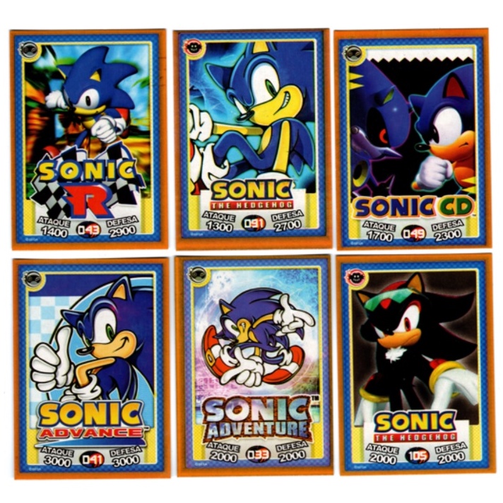 CARD SONIC 200 Card Sonic Cartinhas Sonic Cards Sonic Card Game Sonic