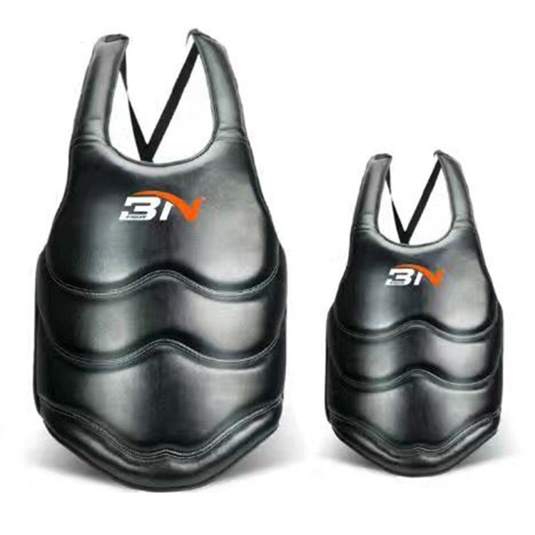 BN Kids Adults Kickboxing MMA Muay Thai Suporte De Peito Protetor Corpo