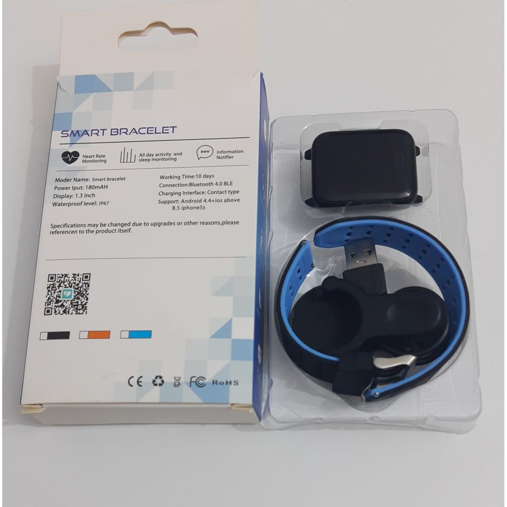 Smart Relógio Bracelet Sustained Heart Rate/ Android Ios Shopee Brasil