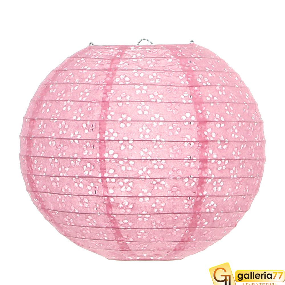Luminária Oriental Japonesa Lanterna Balão Tyotin Decoração Papel 30 cm