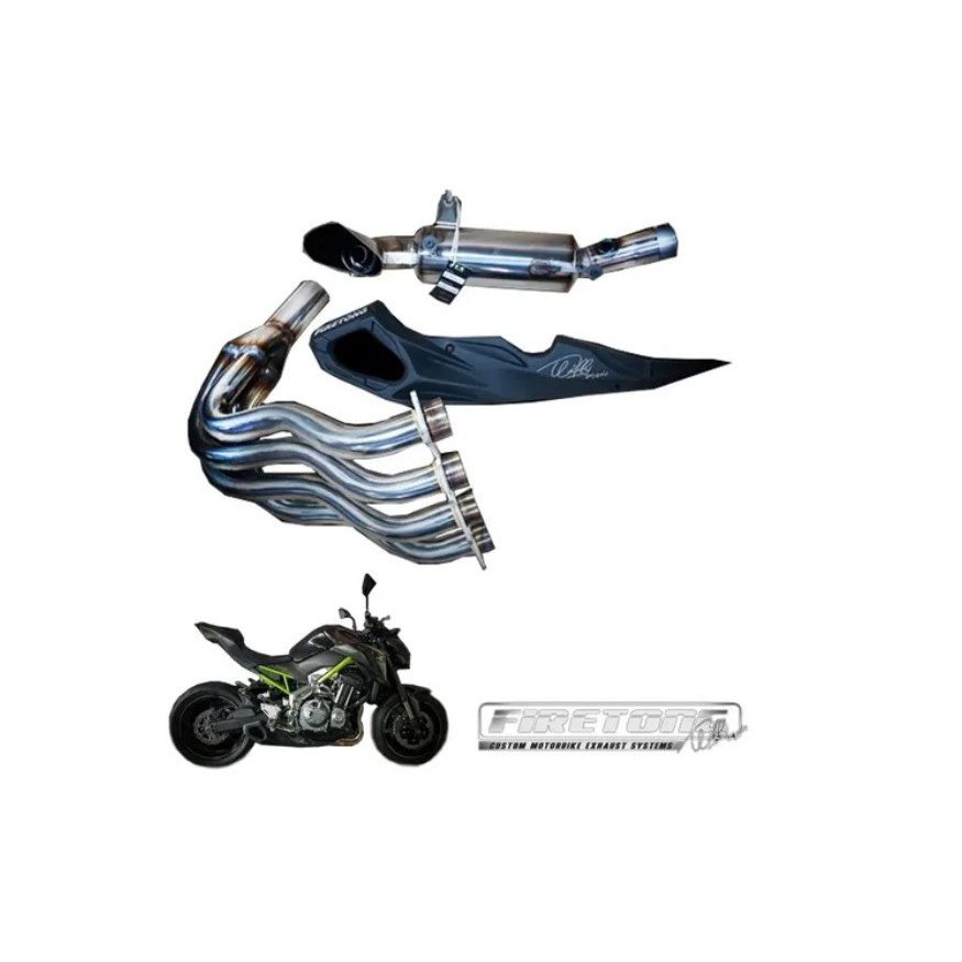 Escapamento esportivo sistema full race Kawasaki Z900 2021/2022