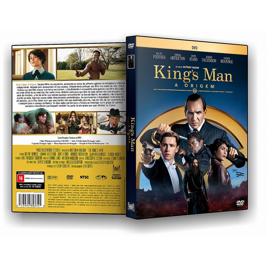 Dvd Kingsman A Origem Shopee Brasil