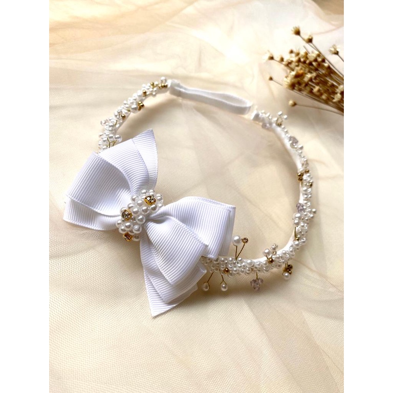 Tiara de Batizado/Tiara batizado/Tiara Batismo/Tiara de Perolas/Tiara