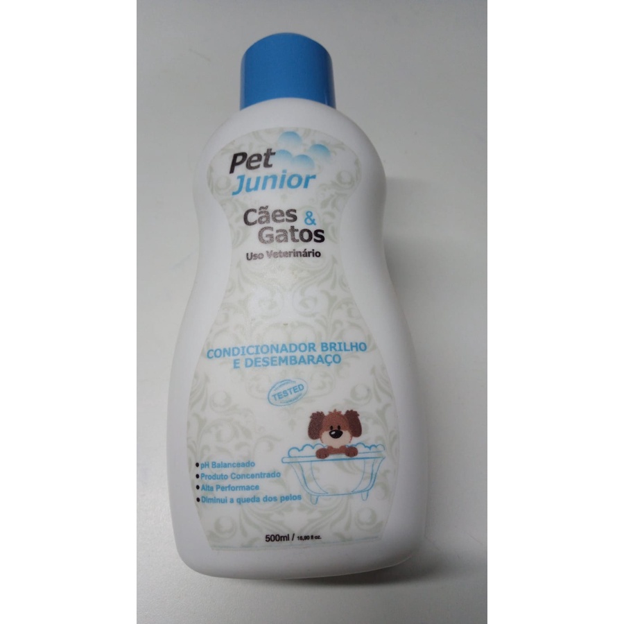 Shampoo Pet Junior Condicionador e Desembaraçador 500 ML Shopee Brasil