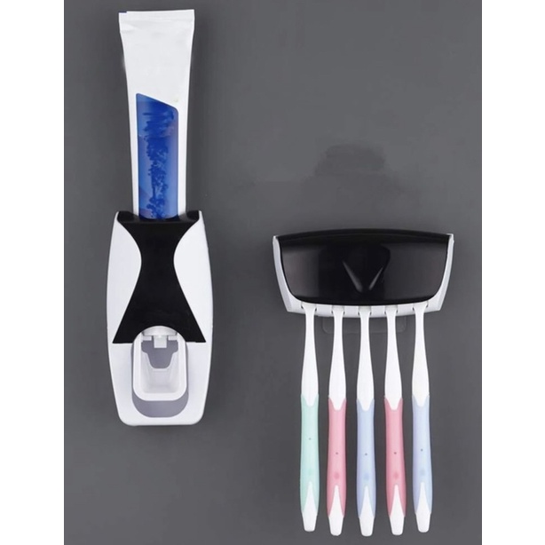 Dispenser Aplicador Creme Dental Automatico Pasta Dente Suporte Escovas A PRONTA ENTREGA