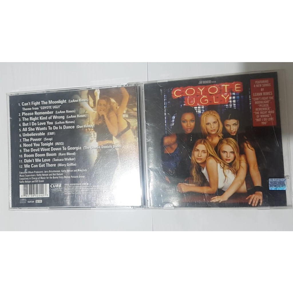 Cd Coyote Ugly Original Soundtrack Show Bar Shopee Brasil