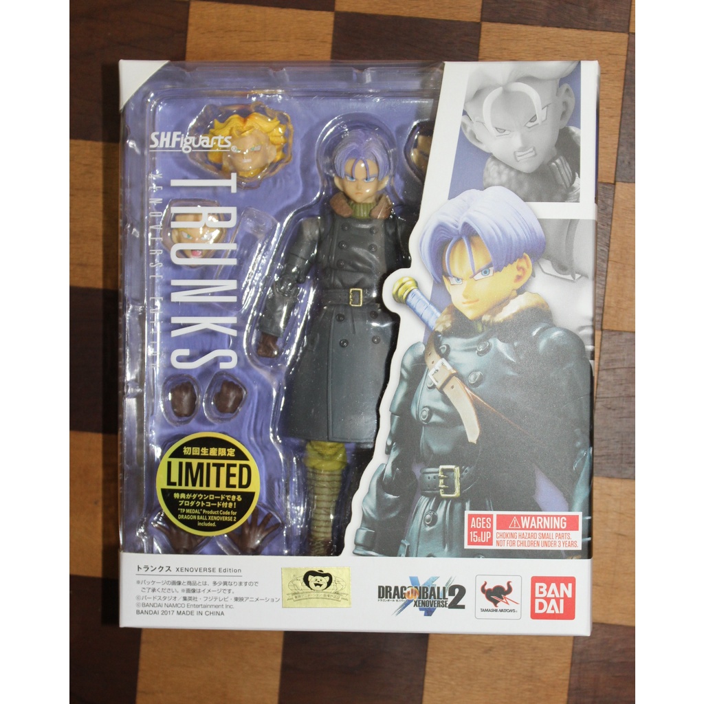 Boneco Trunks Xenoverse Dragon Ball Z Sh Figuarts Lacrado BANDAI