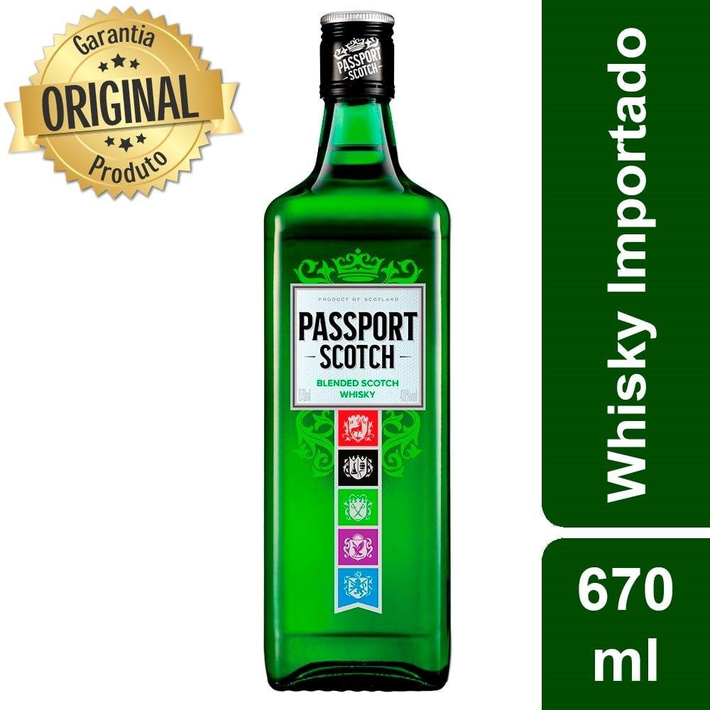 Whisky Passport 3 anos 670ml Shopee Brasil