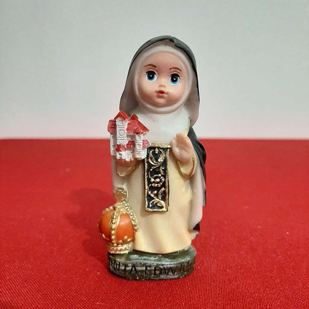 Imagem Infantil de Santa Edwiges 8 cm Shopee Brasil