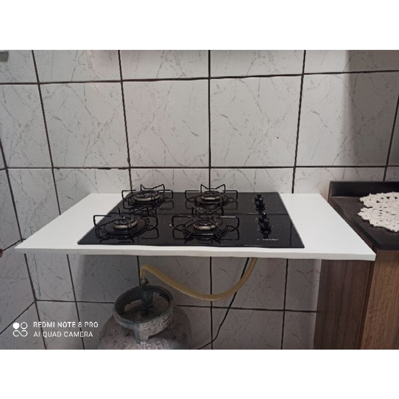 bancada suporte para fogão Cooktop 4 bocas Shopee Brasil