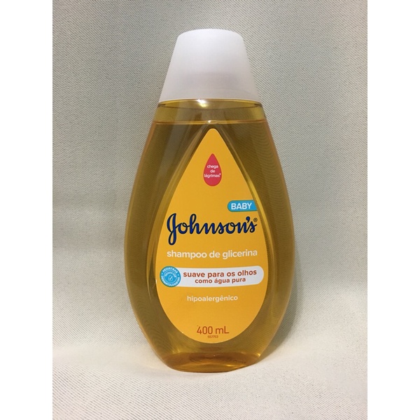 Shampoo de Glicerina 400mL Johnson’s Baby Shopee Brasil