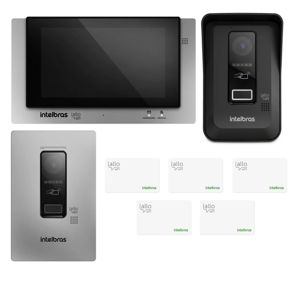 Kit Video porteiro WiFi Intelbras touch screen Residencial Shopee Brasil