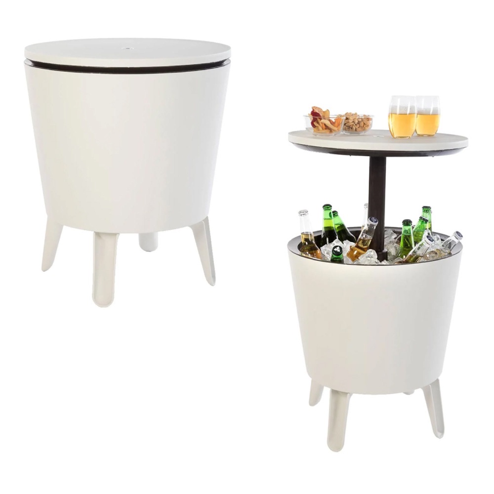 Cooler 2x1 Cool Bar Branco 42 Latas Keter Shopee Brasil