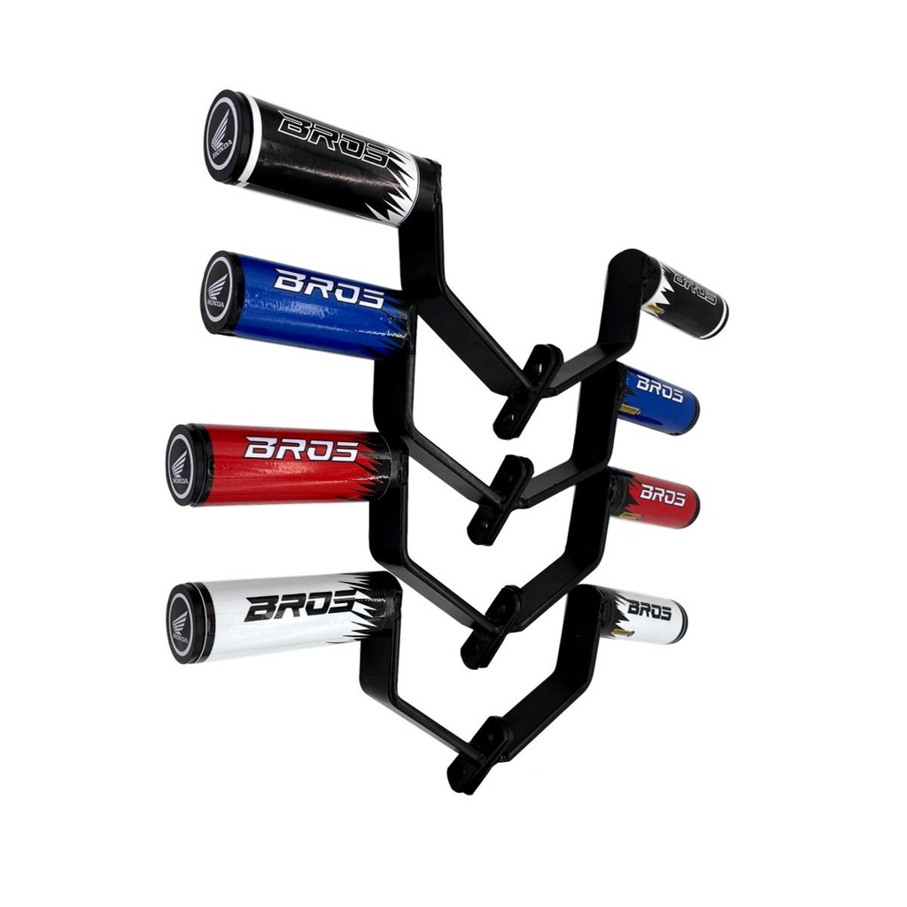 Slider Lateral Mata Cachorro Para Moto Honda Nxr Bros 125 Bros 150 Bros