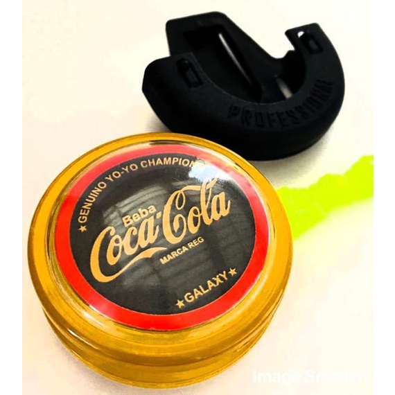 Yoyo ( ioio, yoyo) Profissional Coca Cola Galaxy Gold + Porta Yoyo Profissional. Shopee Brasil