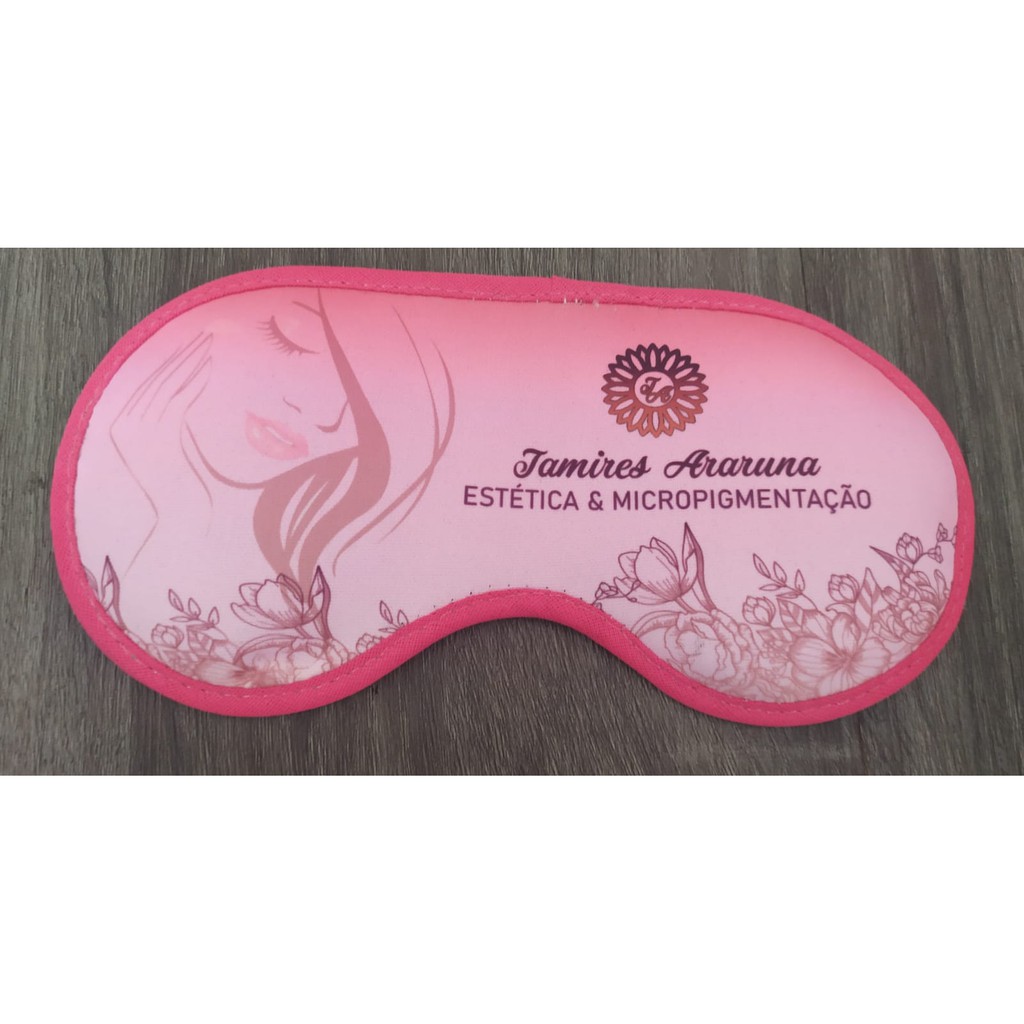 Mascara de dormir personalizado ( Kit com duas Mascaras) Shopee Brasil