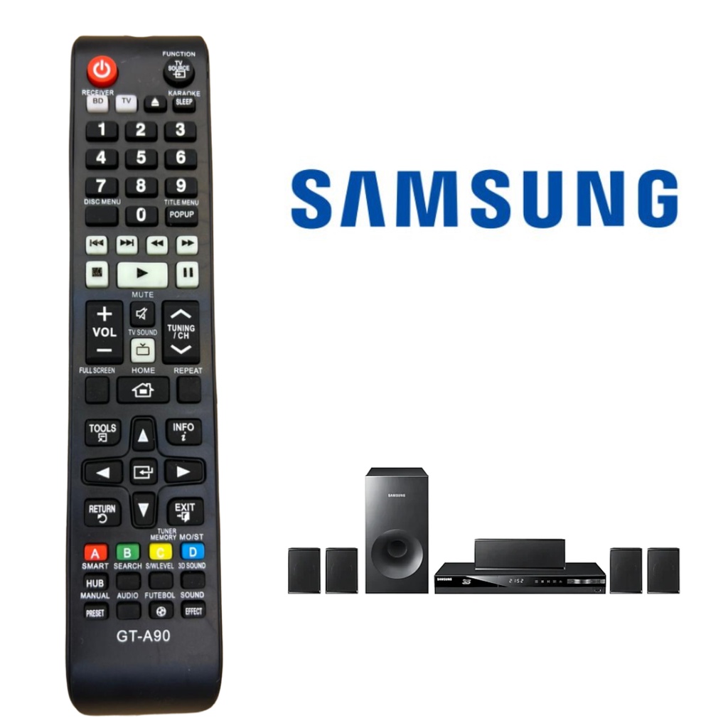 Controle Remoto Samsung Home Theater Htf5505k Ah5902606a GtA90