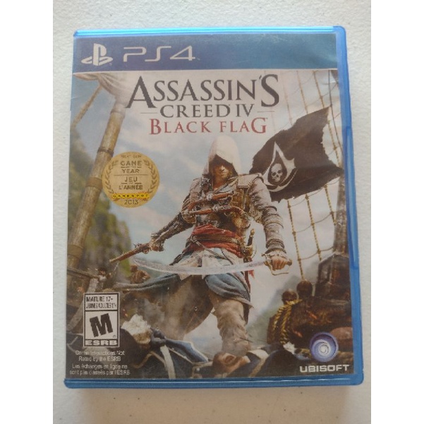 Assassin's Creed IV Black Flag PS4 Game Mídia Física Jogo PS4