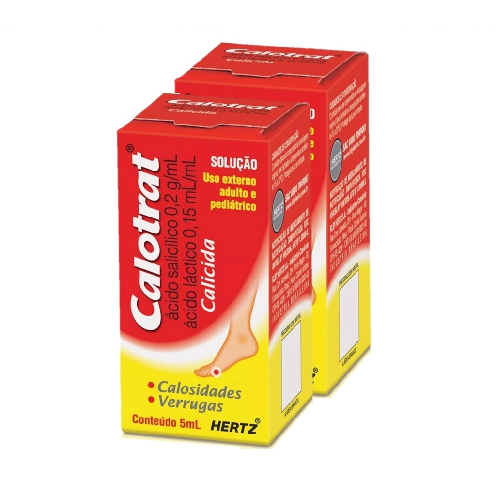 2 Calotrat Ácido Salicílico Remove Calos Verrugas 5ml Kley Hertz