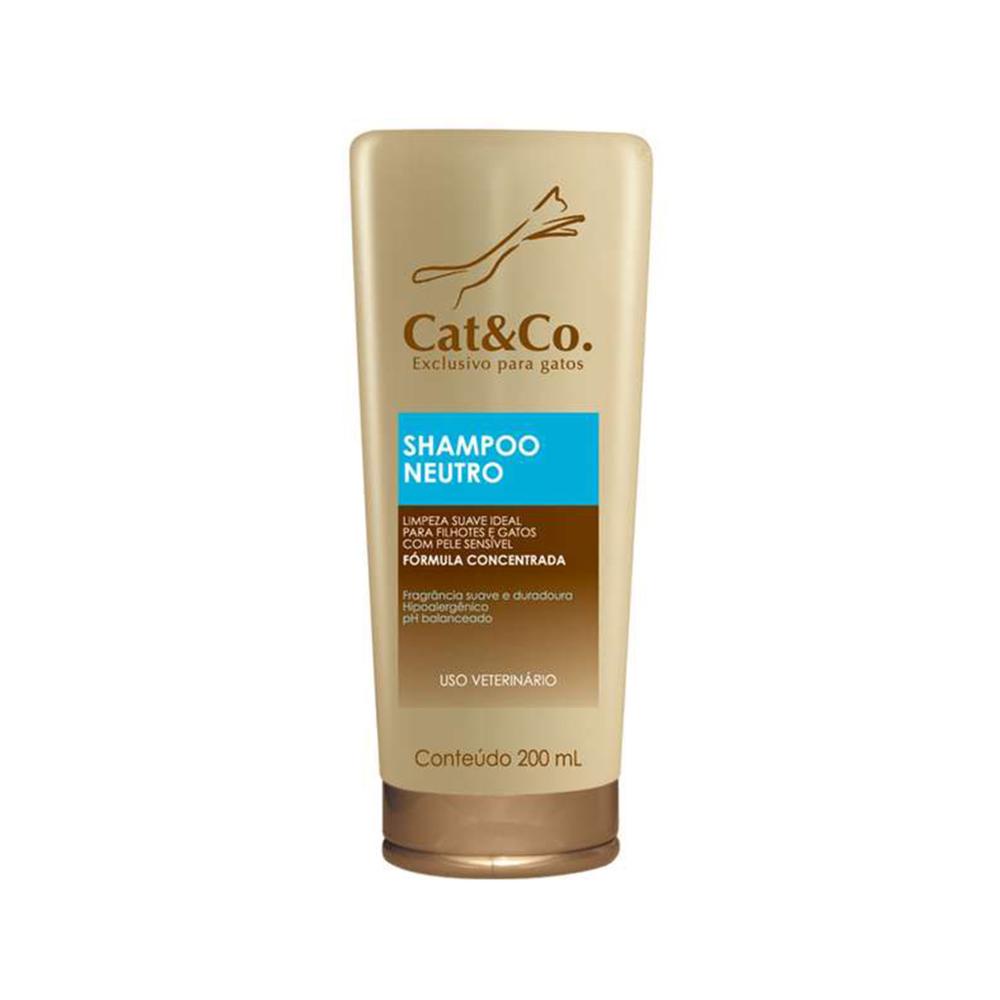 Shampoo Cat&Co Neutro Mundo Animal 200ml Shopee Brasil