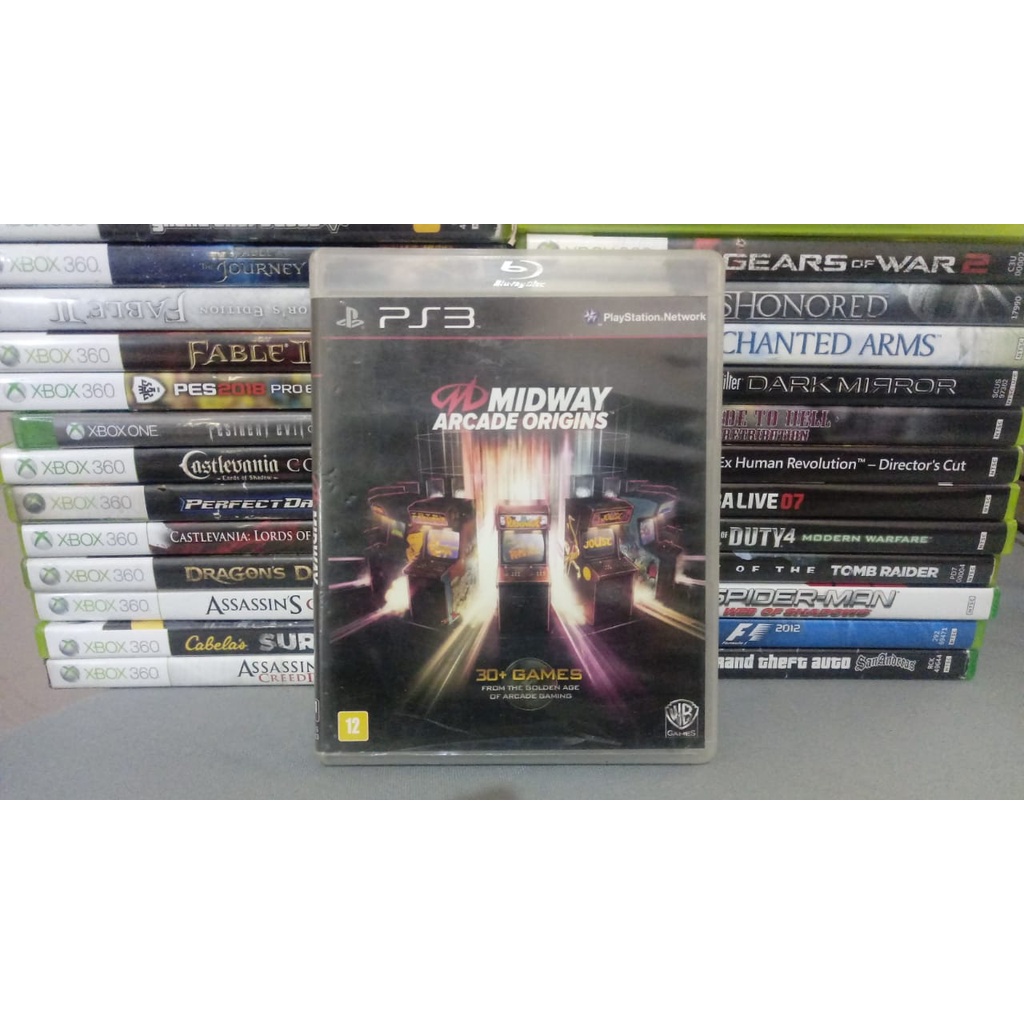 Midway Arcade Origins Playstation 3 Original Shopee Brasil