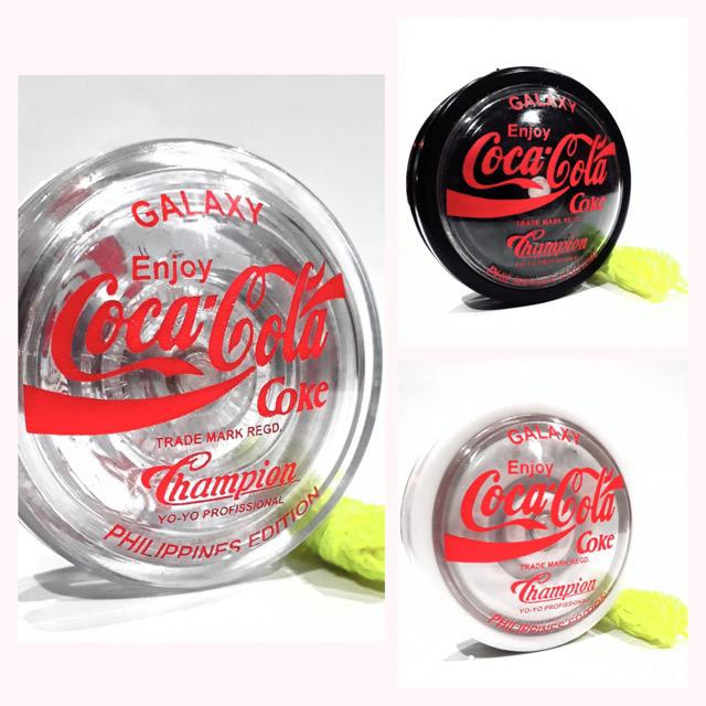 3 Yoyo ( ioio, yoyo) Profissional Coca Cola Galaxy Coke Philippines
