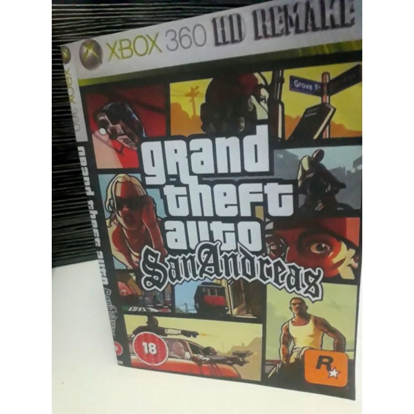 GTA San Andreas HD XBOX360 Shopee Brasil