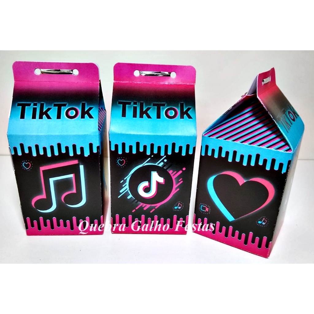 Caixa Milk Tik Tok Pct 30 unidades Shopee Brasil