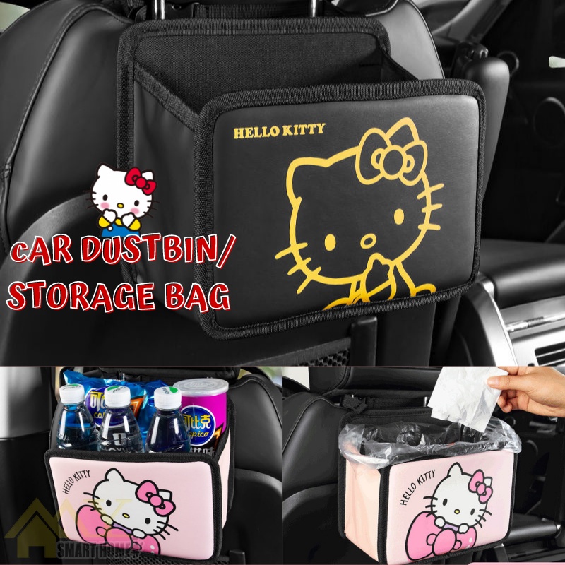 Lata De Lixo Hello Kitty Para Armazenamento De Carro Shopee Brasil