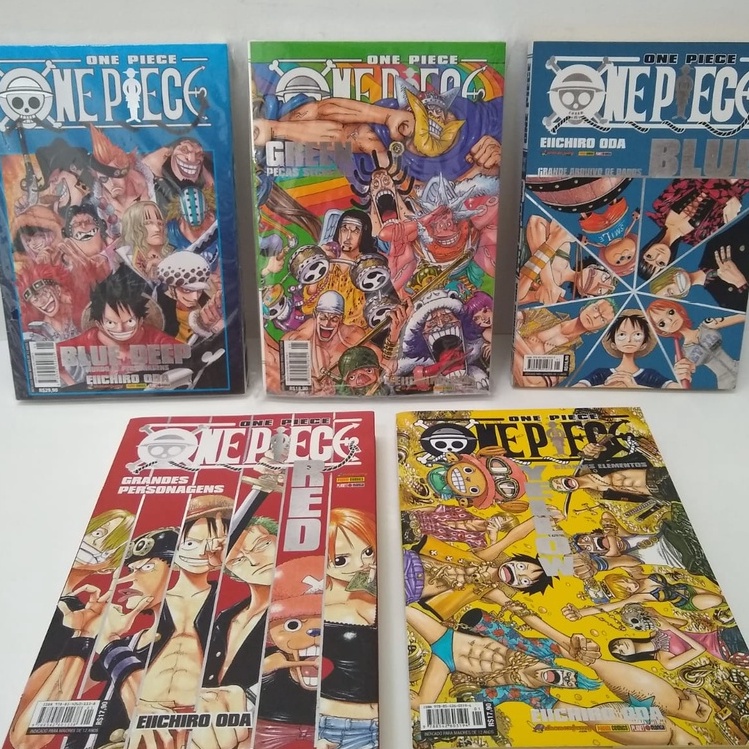 Blue Deep Disponível One Piece Databook Avulso Escolha o seu Blue