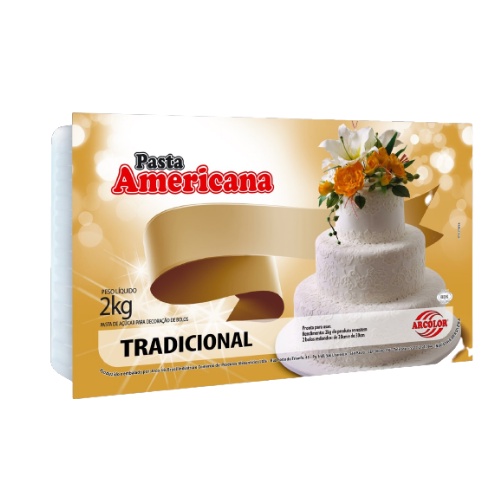 Pasta Americana 2kg pasta americana tradicional pronta para uso Arcolor