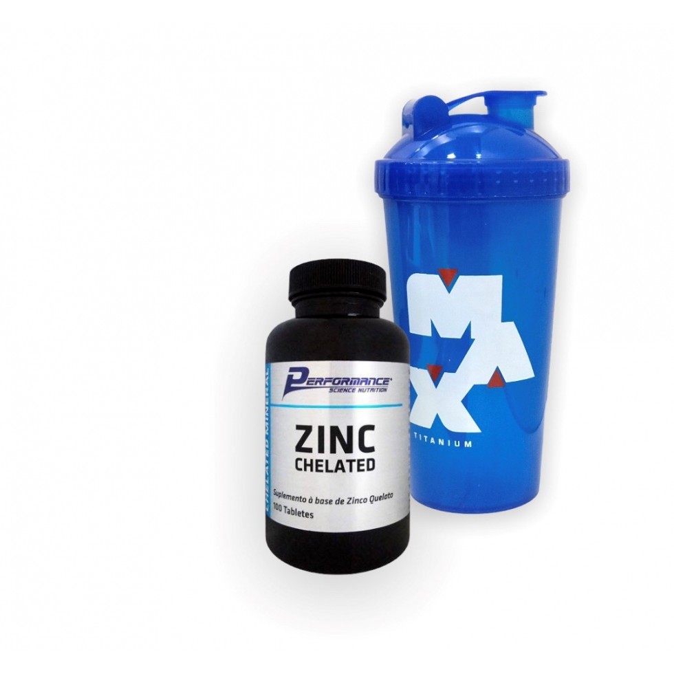 ZINC CHELATED (100 TABS) + COQUETELEIRA 1 DOSE (700ML) Shopee Brasil
