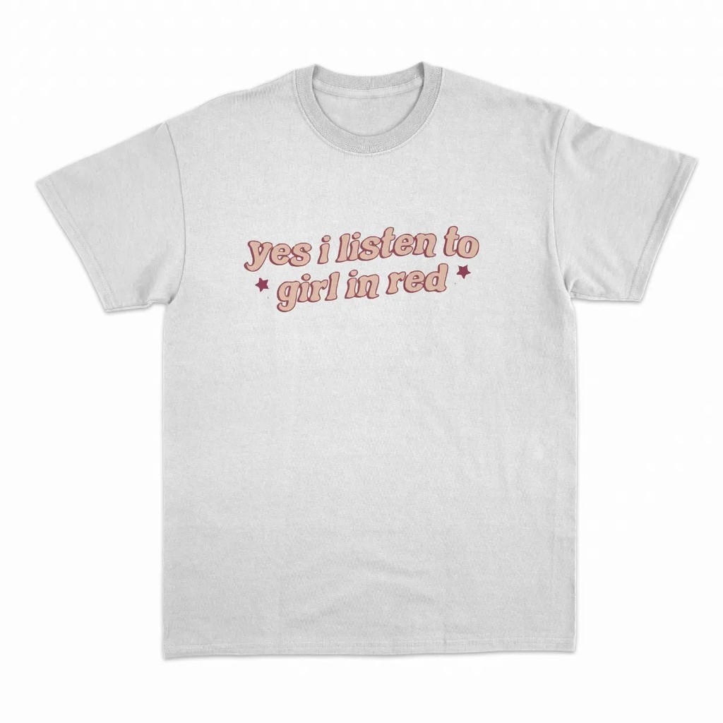 Camiseta Básica Unissex Algodão Yes I Listen To Girl In Red Singer