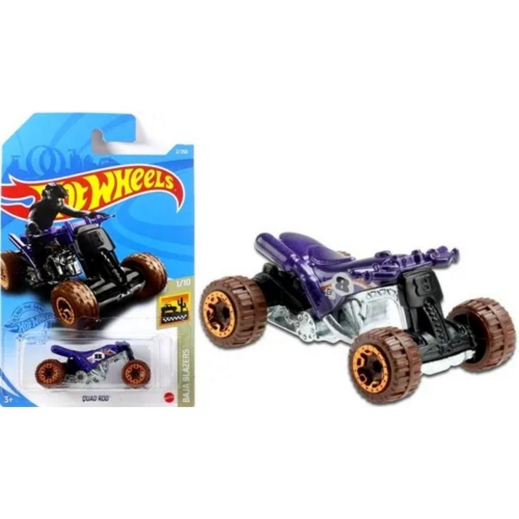 Carrinho Quad Rod Hot Wheels Mattel Moto Quadriciclo Shopee Brasil