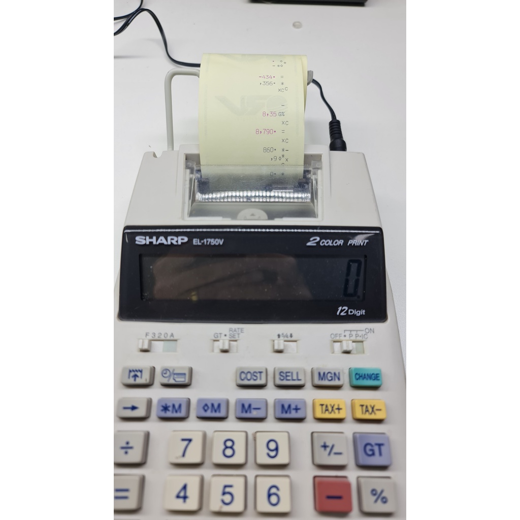 CALCULADORA SHARP EI 1750V | Shopee Brasil