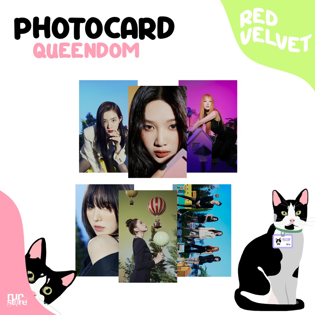 KIT PHOTOCARDS QUEENDOM (RED VELVET) Shopee Brasil