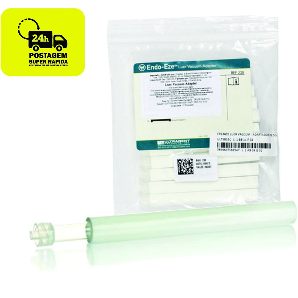 Adaptador Luer Vacuum Adapter EndoEze Ultradent Shopee Brasil