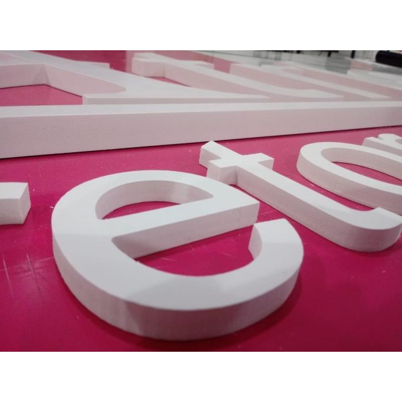 LETRAS em PVC Expandido 10mm 41CM à 69CM Letreiro/logomarca/logotipo