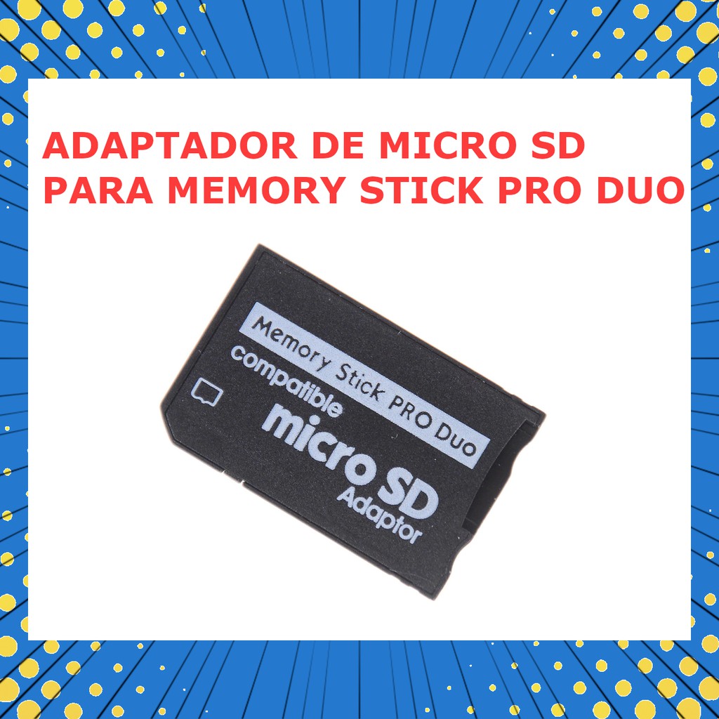 Adaptador Memory Stick Pro Duo Psp Shopee Brasil