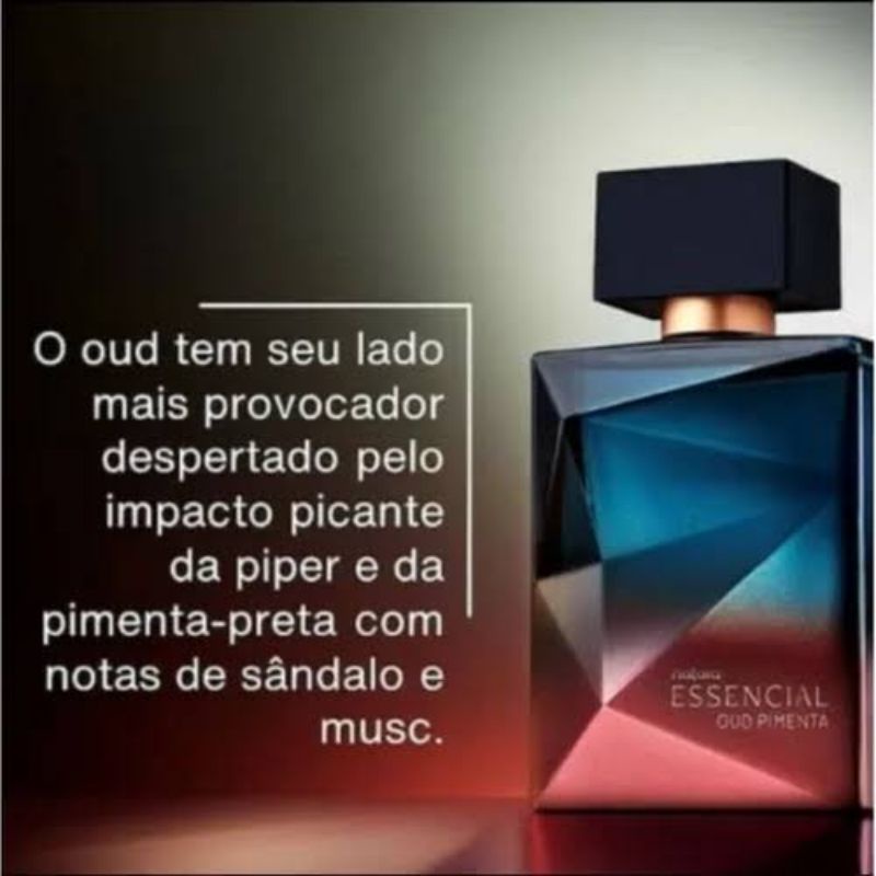 Deo Parfum Essencial Oud Pimenta Natura Masculino 25ml Shopee Brasil