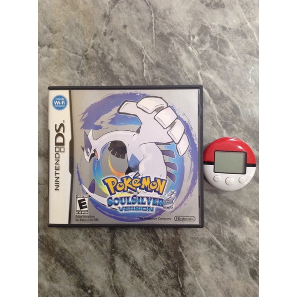 Pokemon Soul Silver Version original completo + Pokewalker p/ Nintendo