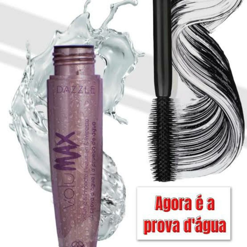 mascara para cilios hinode volumax a prova de agua 6gr Shopee Brasil