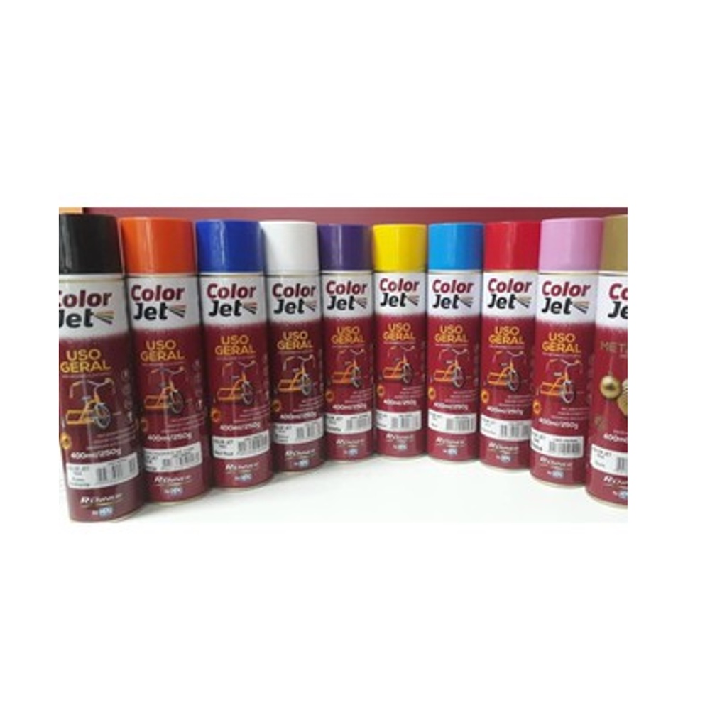 TINTA SPRAY COLOR JET USO GERAL PPG RENNER 400ML Shopee Brasil