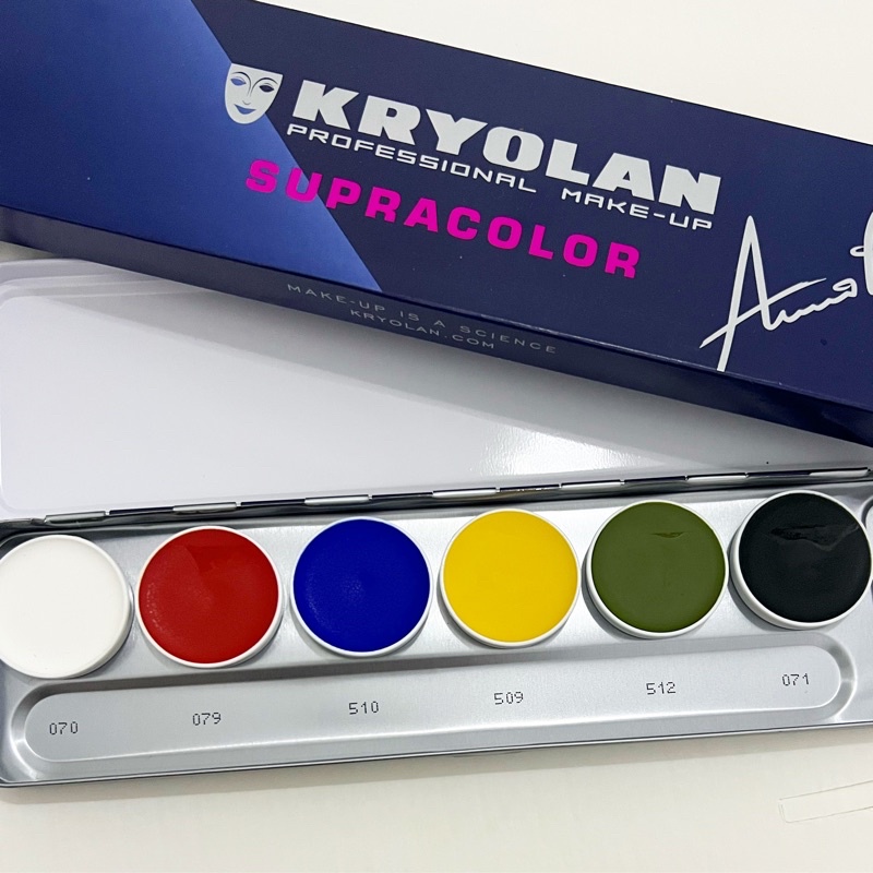 Paleta Supracolor Kryolan Colorida Colorimetria Shopee Brasil