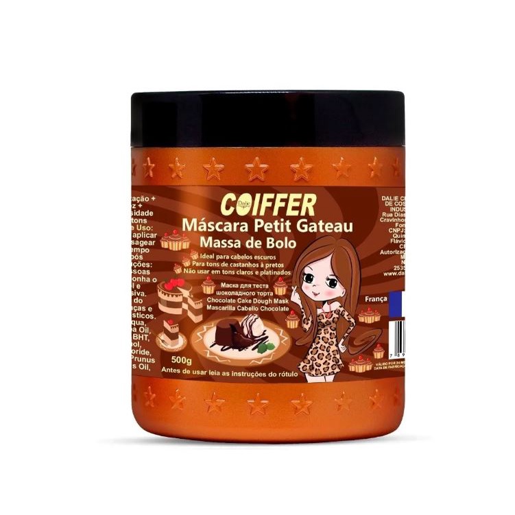 Máscara Petit Gateau Coiffer 500g Cronograma Shopee Brasil