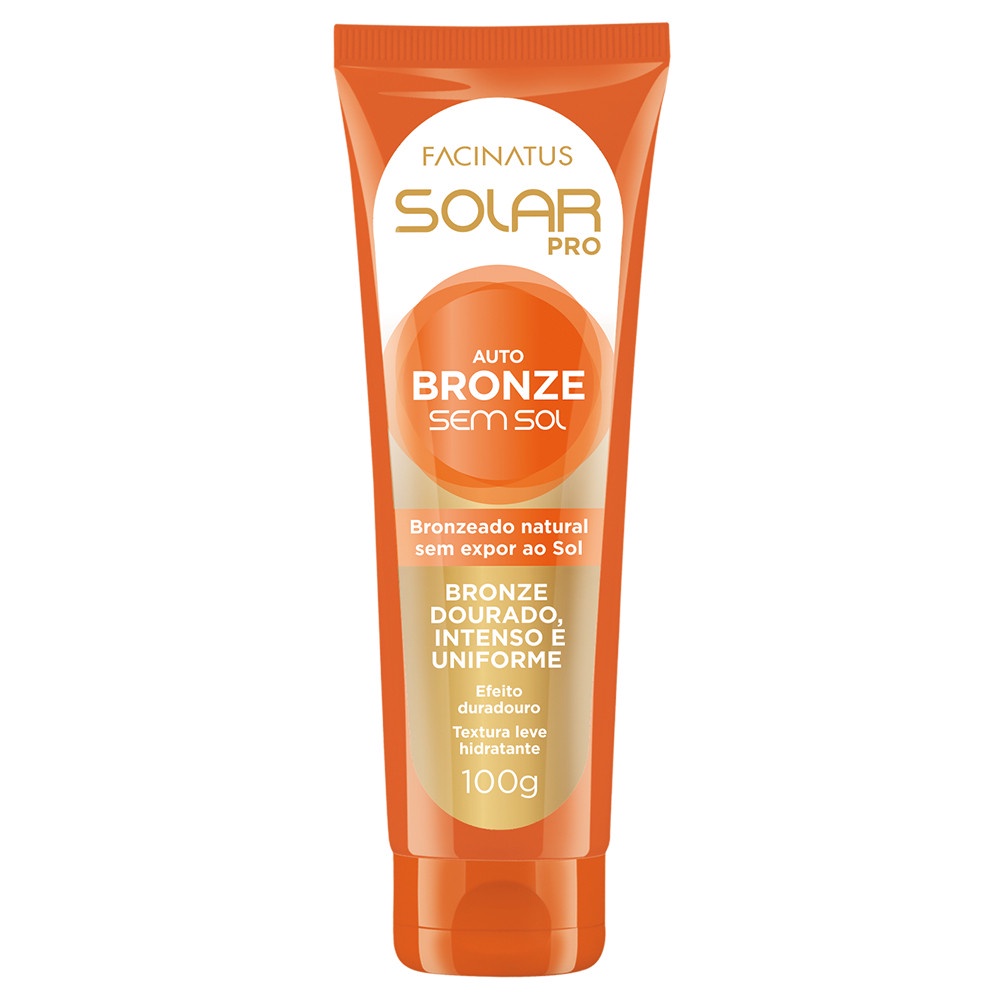 Autobronzeador Sem Sol Bronze Artificial SolarPro Facinatus Shopee
