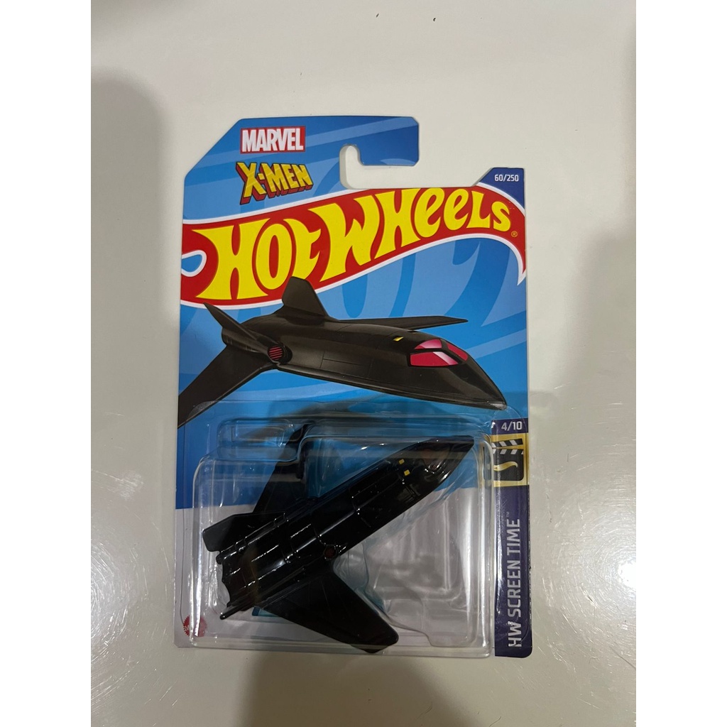 Hot Wheels Xjet Xmen Avião Preto Screen T Miniatura 2022 Shopee Brasil