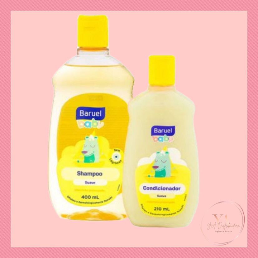 Kit Shampoo e Condicionador Baruel Baby Suave Shopee Brasil