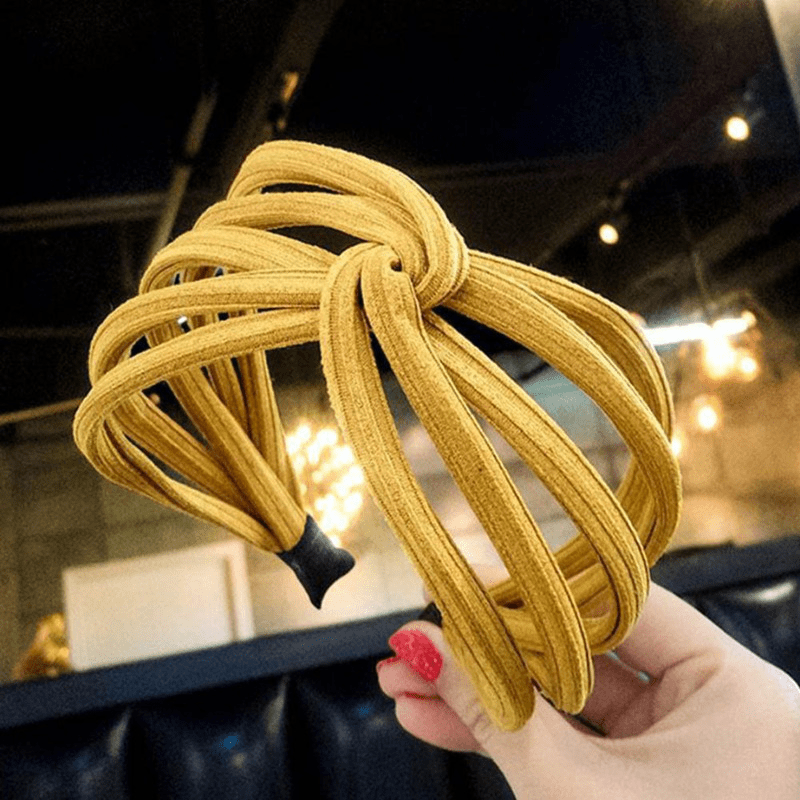 Tmdbyx Tiara De Cabelo Com Nó Vazado / Faixa De Cabeça Larga